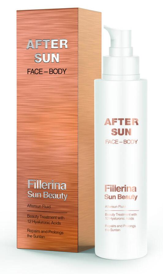 Billede af Fillerina Sun Beauty After Sun Fluid, Face & Body, 200ml. hos Ren-velvaereshop.dk