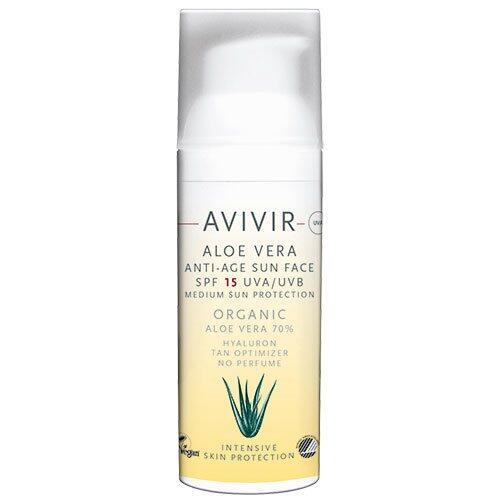 Billede af Avivir Aloe Vera Anti-Age Sun Face SPF 15, 50ml