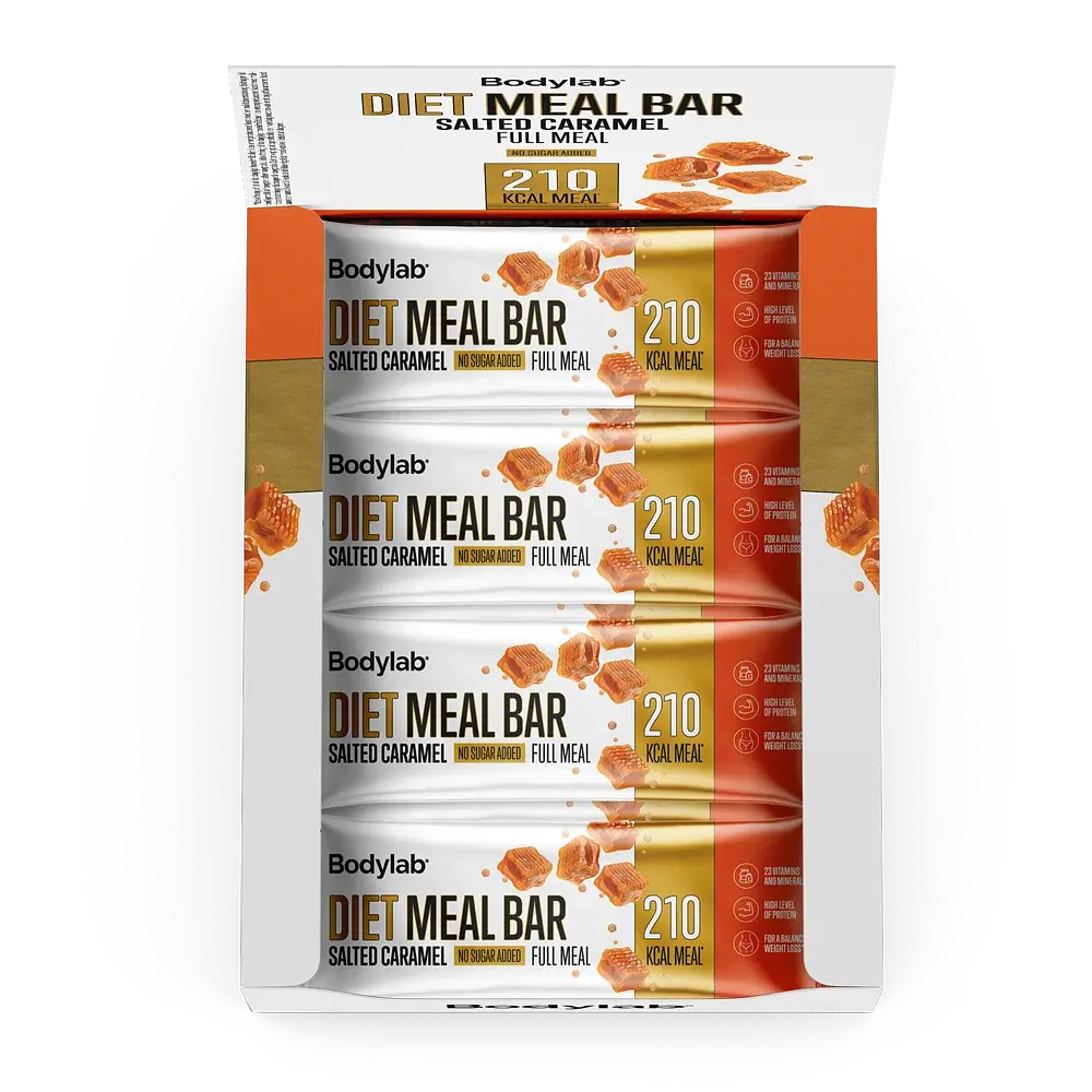 Billede af Bodylab Diet Meal Bar - salted caramel, 12x55 g