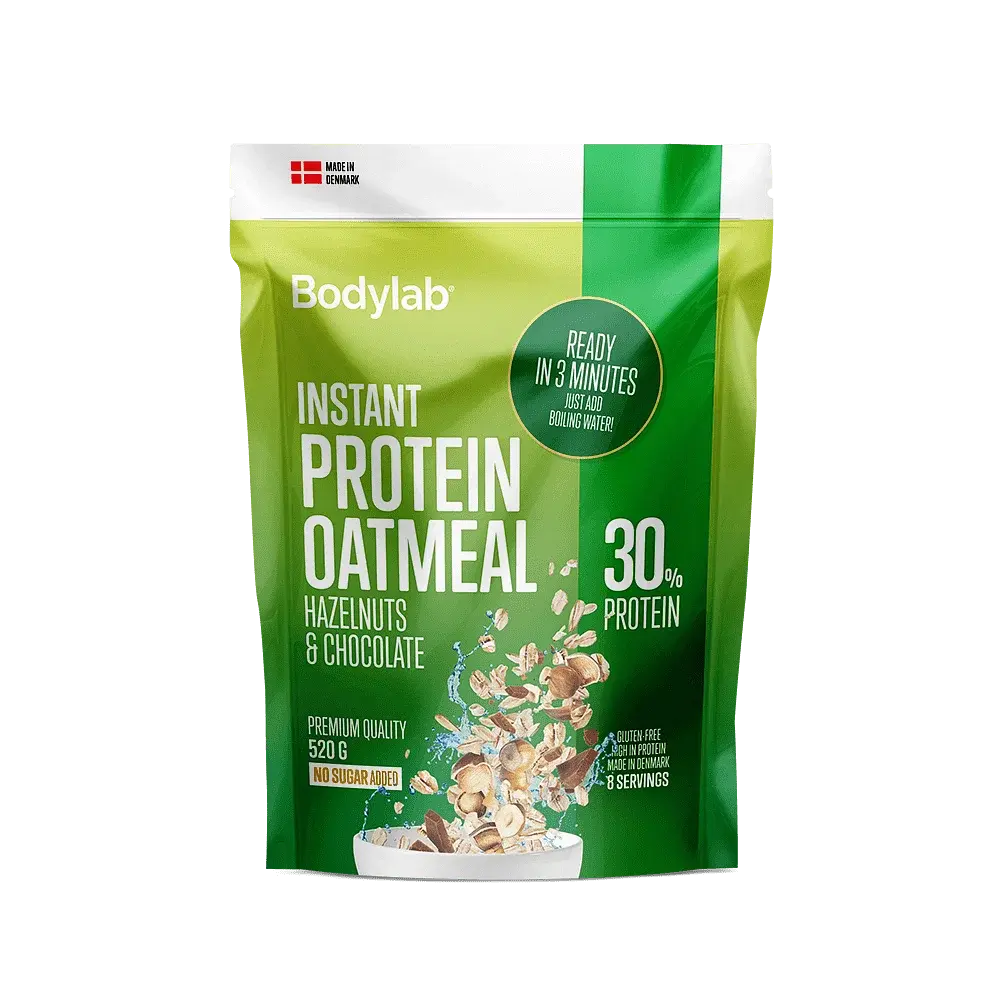 Billede af Bodylab Instant Protein Oatmeal - hazelnuts & chocolate, 520g
