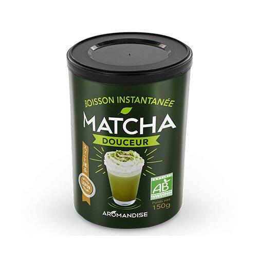Se Aromandise Matcha Instant latté Coco Ø, 150g hos Ren-velvaereshop.dk
