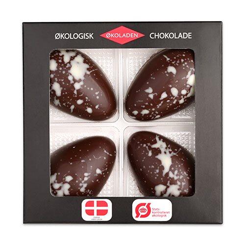 Økoladen Fyldte Påskeæg Pebermynte Stk 80g