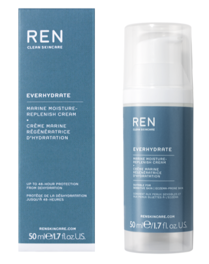 Se Ren Clean Skincare EverHydrate Marine Moisture Replenish Cream, 50ml. hos Ren-velvaereshop.dk