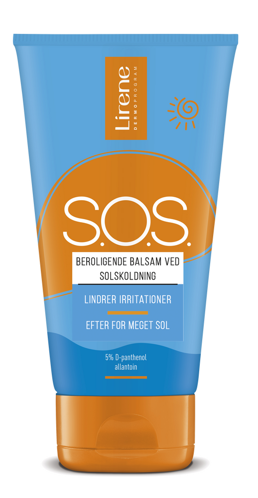 Lirene S.O.S aftersun - beroligende balm til efter solforbrænding, 150ml. billede