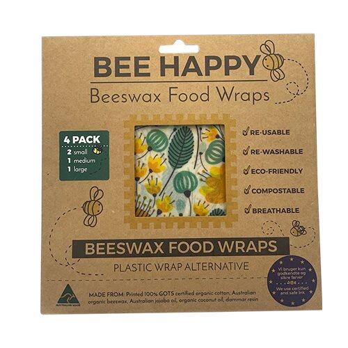 Billede af Bee Happy Beeswax Food Wraps 4 Pack