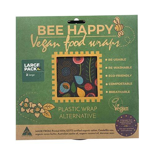 Billede af Bee Happy Vegan Food Wraps - 2 x large
