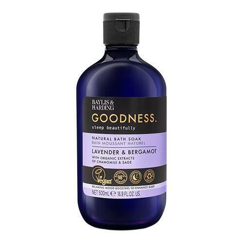 Billede af Baylis & Harding Goodness Sleep Lavender & Bergamot Natural Bath Soak Vegansk skumbad, 500ml