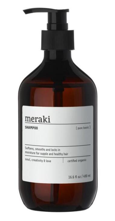 Se Meraki Shampoo, Pure Basic, 490ml. hos Ren-velvaereshop.dk