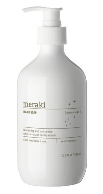 Se Meraki Hand Soap Warm Orange 490 ml hos Ren-velvaereshop.dk