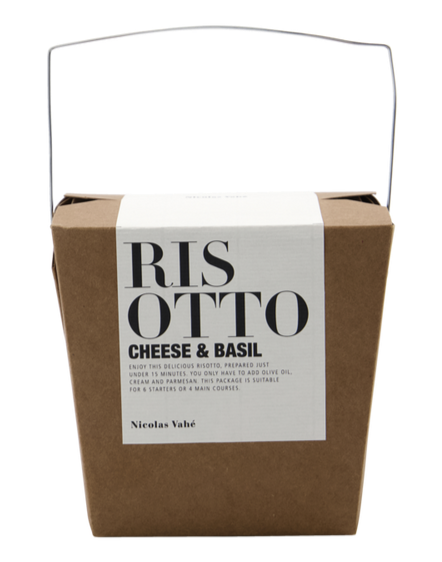 Se Nicolas Vahé Risotto, Cheese & Basil, 300g. hos Ren-velvaereshop.dk