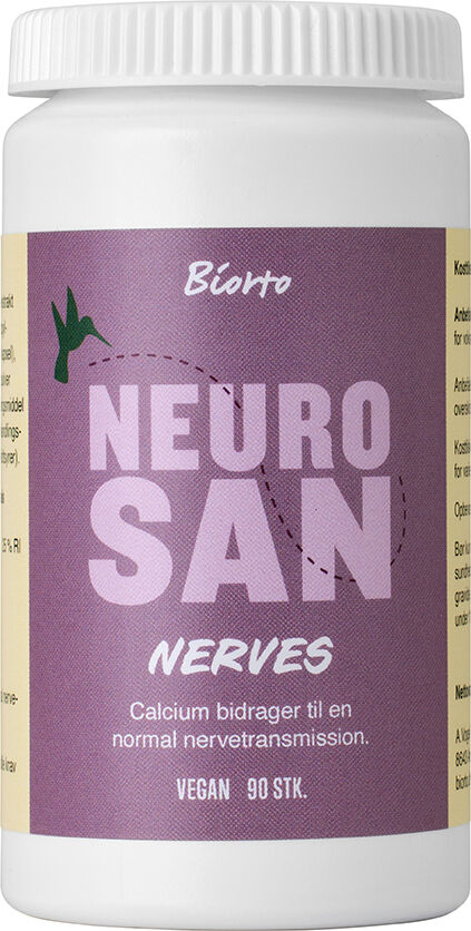 Billede af Biorto Neurosan Nerves, 90kps. hos Ren-velvaereshop.dk