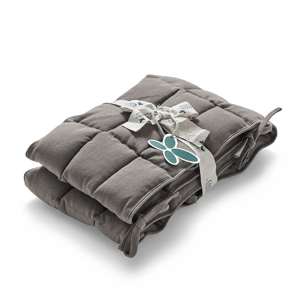 Cocoon Kapok Sengerand Til Juniorseng 70×140 Dusted Brown - REN velvære