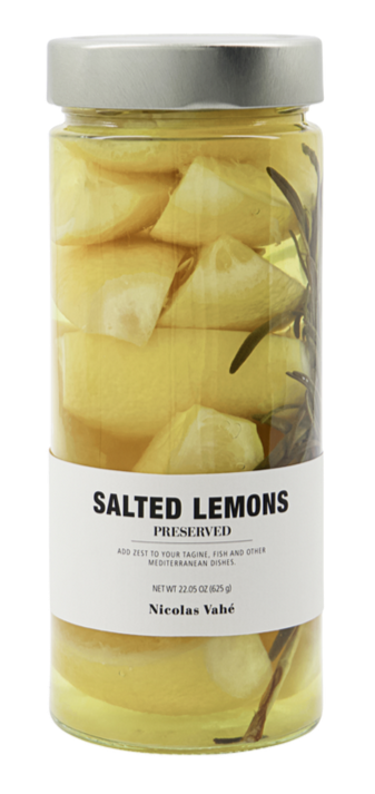 Se Nicolas Vahé Salted Lemons, Preserved, 625g. hos Ren-velvaereshop.dk