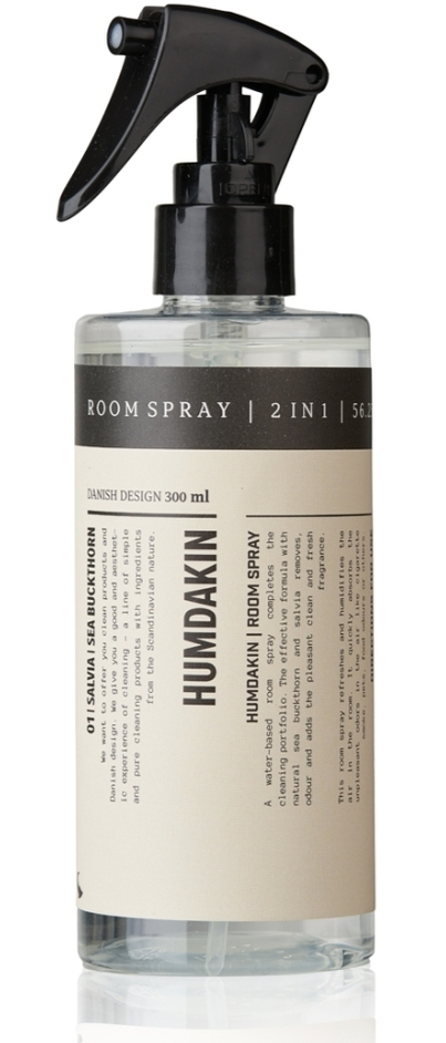 Humdakin Room Spray 2-i-1, Salvie & Havtorn, 300ml.