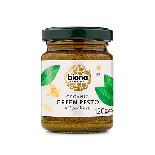 Billede af Biona Organic Pesto grøn Ø, 120g hos Ren-velvaereshop.dk