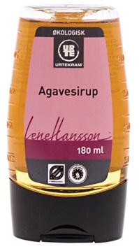 Se Lene Hansson agavesirup Ø, 180ml. hos Ren-velvaereshop.dk