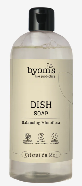 Billede af Byoms Probiotic Dish Soap, Cristal de Mer, 400ml. hos Ren-velvaereshop.dk