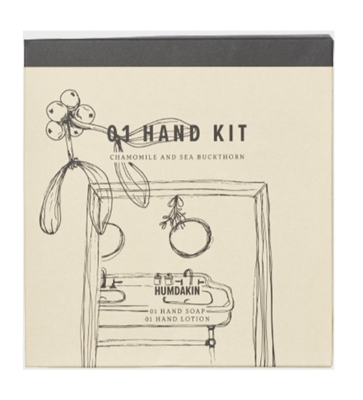 Billede af Humdakin Hand Care Kit 01 Kamille og Havtorn, 2x300ml.