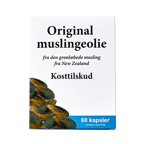 Billede af Original muslingeolie, 60kap. hos Ren-velvaereshop.dk