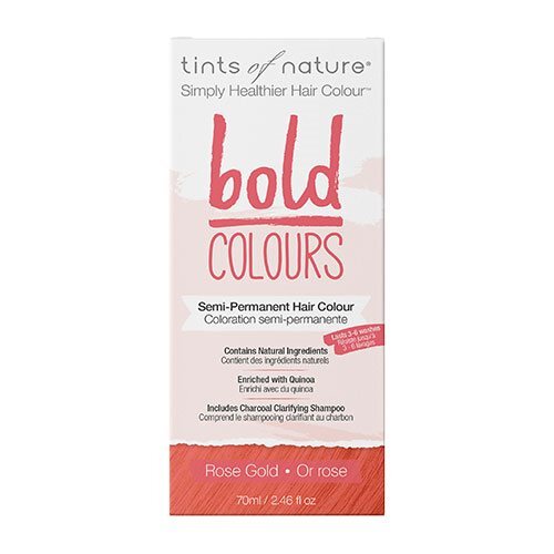 Se Tints of Nature Bold Rose Gold hårfarve, 70ml hos Ren-velvaereshop.dk