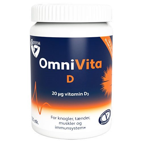 Se Biosym OmniVita® D (120 kaps) hos Ren-velvaereshop.dk