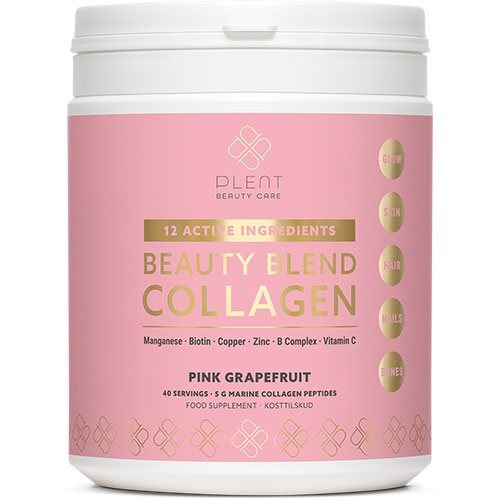 Billede af Plent Beauty Blend Collagen Pink Grapefruit, 265g hos Ren-velvaereshop.dk