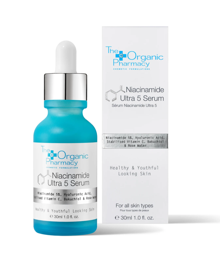 Se The Organic Pharmacy Niacinamide Ultra 5 Serum, 30ml. hos Ren-velvaereshop.dk