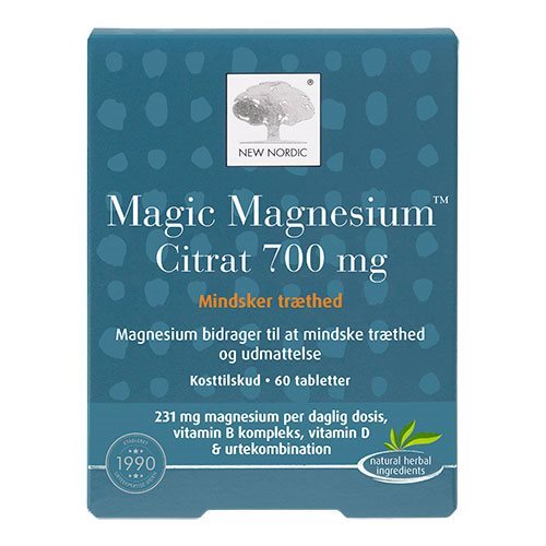 Billede af New Nordic Magic Magnesium Citrat, 60tab hos Ren-velvaereshop.dk