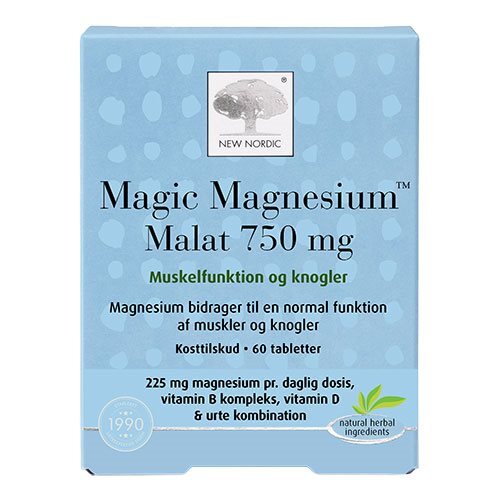 Billede af New Nordic Magic Magnesium Malat, 60tab hos Ren-velvaereshop.dk