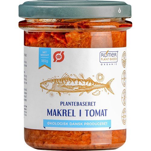 Billede af Rømer Plantebaseret makrel i tomat Ø, 180g hos Ren-velvaereshop.dk
