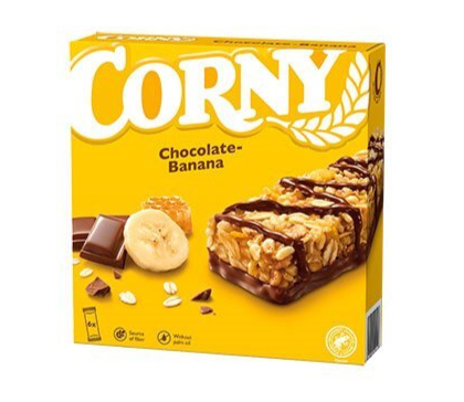 Se Corny Chocolate-banana, 6x25g. hos Ren-velvaereshop.dk