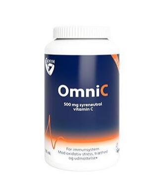 Billede af OmniC 500 mg stærk c-vitamin, 180tabl. hos Ren-velvaereshop.dk