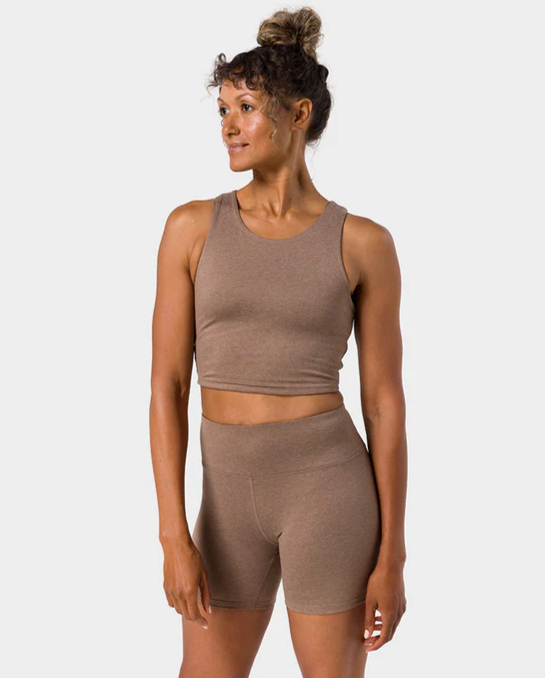 Manduka "dhara" Tank Lions Mane Heather Str