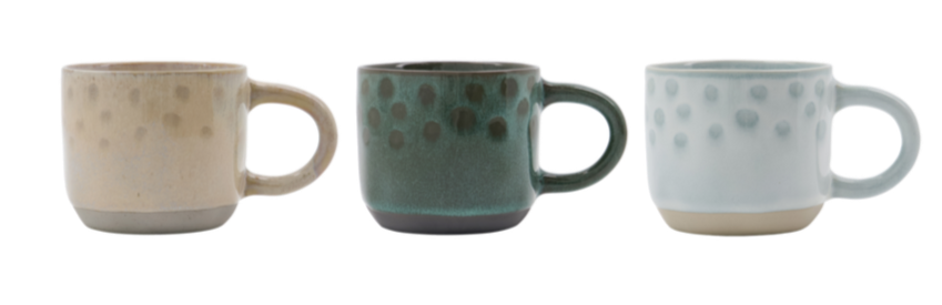 House Doctor Krus, Æske m/3 stk, Beige/Green/Blue