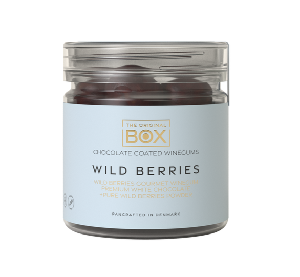 Box The Original Skovbær Vingummi Chokolade Skovbærpulver 115g
