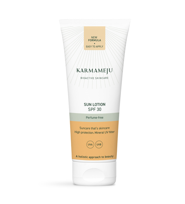 Karmameju Sun Body Lotion Spf30 Parfumefri Travel Size 100 ml - REN velvære