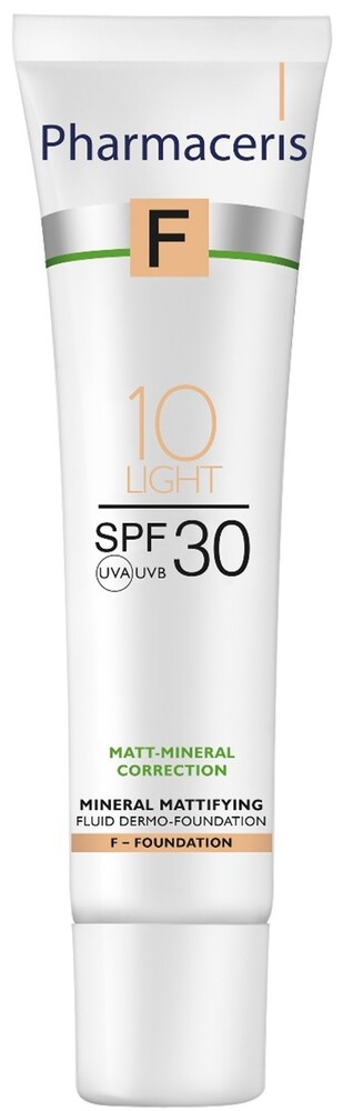 Pharmaceris F Matterende foundation, SPF 30 Light 10, 30 ml.