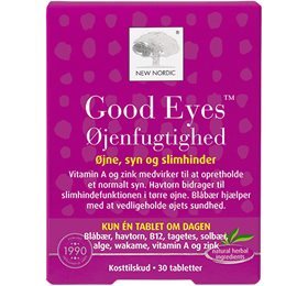 New Nordic Good Eyes Øjenfugtighed, 30tab.
