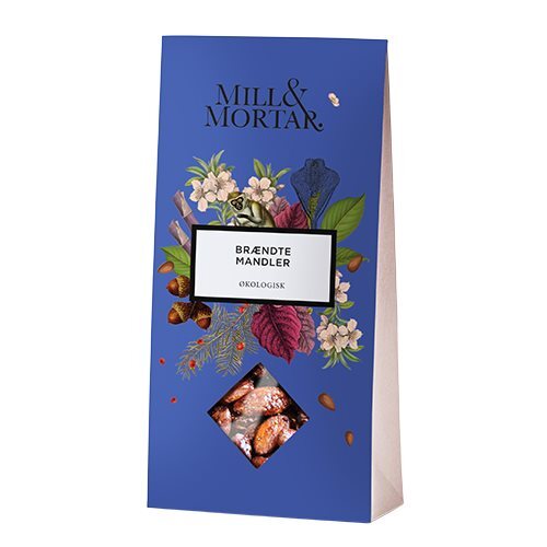Mill & Mortar Brændte mandler Ø, 100g.