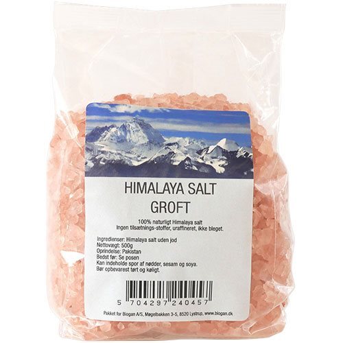 Himalayasalt grov, 500g.