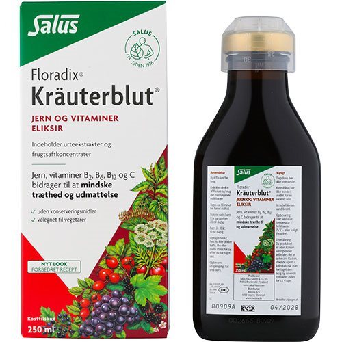 Salus Kräuterblut Floradix 250 ml - REN velvære