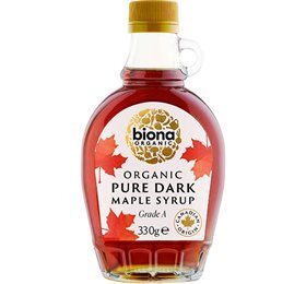 Biona Organic, Pure Mørk Ahornsirup Grade A Ø, 330g.