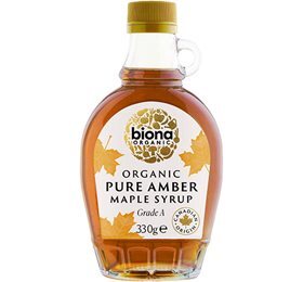 Biona Organic, Pure Amber Ahornsirup Grade A Ø, 330g.