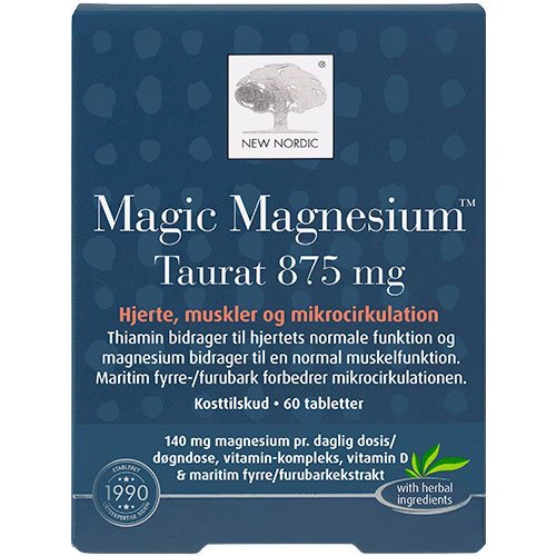 New Nordic Magic Magnesium Taurat, 60tab.