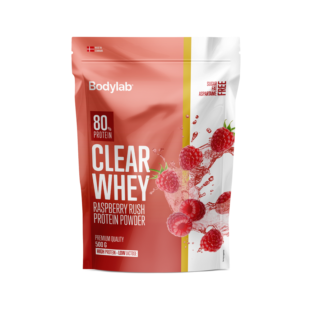 Bodylab Clear Whey Raspberry Rush, 500 g.
