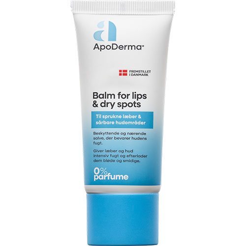ApoDerma Balm for lips & dry spots, 30ml. billede