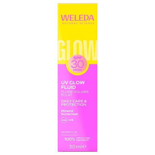 Weleda UV Glow Fluid Daily Care & Protection SPF 30, 30ml.