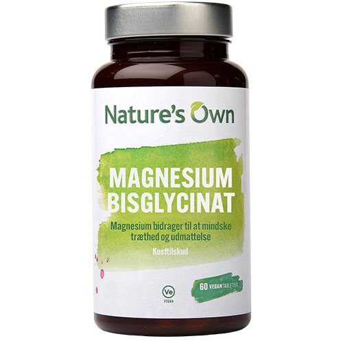 Natures Own Magnesium Bisglycinat, 60kap.