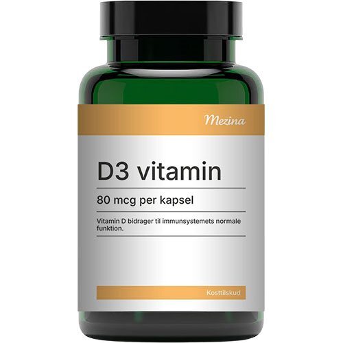Mezina D3 Vitamin 80 Mcg 200kap - REN velvære