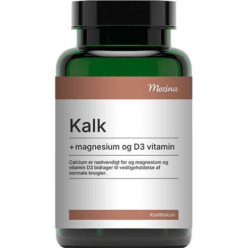 Mezina Kalk Med Magnesium Og D3-vitamin 180tab - REN velvære